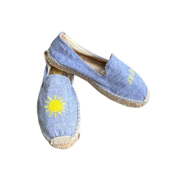 Soludos x Mary Matson Sunshine Embroidered Espadrilles 8.5 - Picture 2 of 6